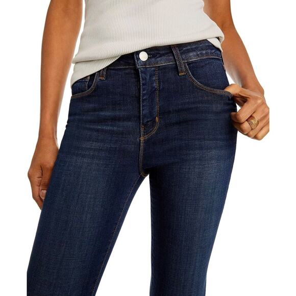 L'AGENCE sz 26x25 Margot High-Rise Stretch Skinny Jeans Prime Vintage Blue 2294 - Picture 5 of 10